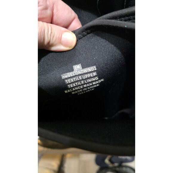 Womens Nine West Rainboots Size 8 Black Rubber fabric Zip  Fall Winter Preppy - Picture 5 of 6